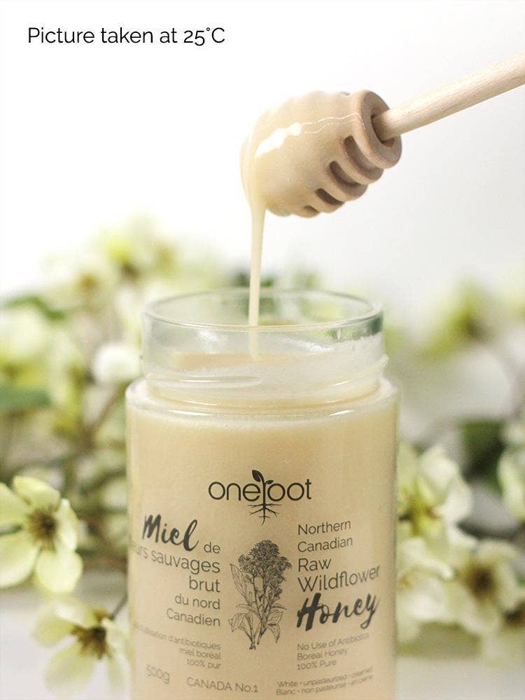 Natural Raw Boreal Forest Wildflower Honey - 500g