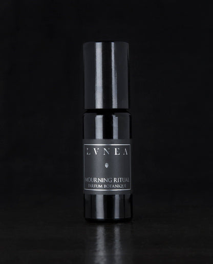 Lvnea MOURNING RITUAL | Botanical Oil Perfume - Wilted Rose, Black Velvet, and Incense