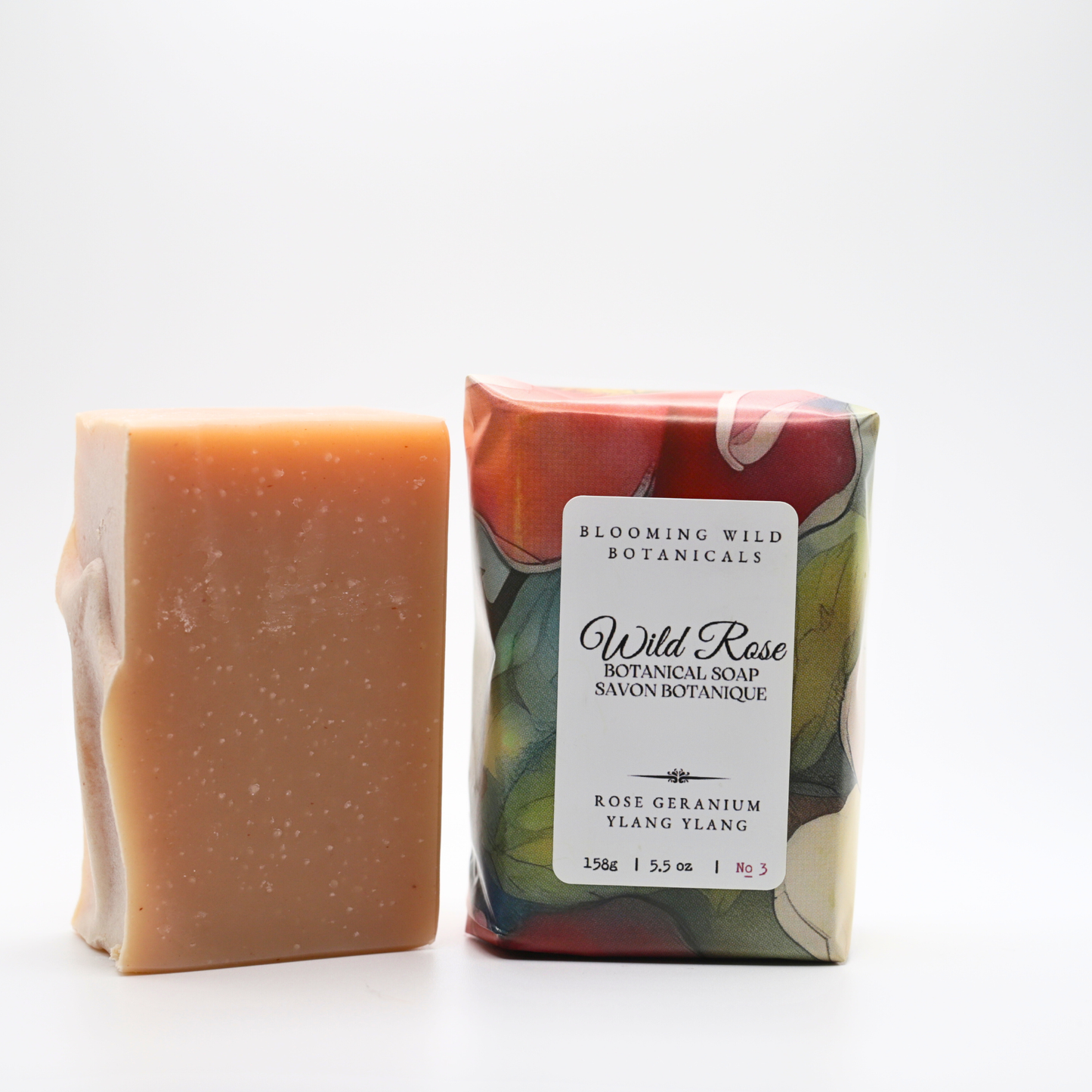 Rose Coconut Milk Botanical Soap | Geranium + Palmarosa