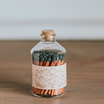 Matchsticks in Glass Bottle