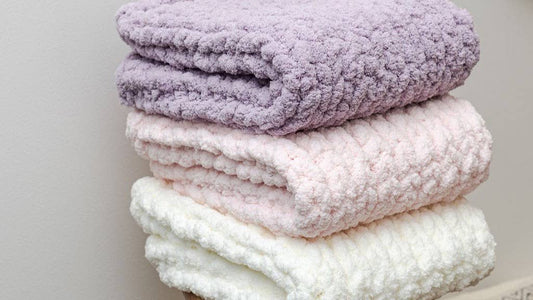 Honey | Handmade Chunky Knit Baby Blanket