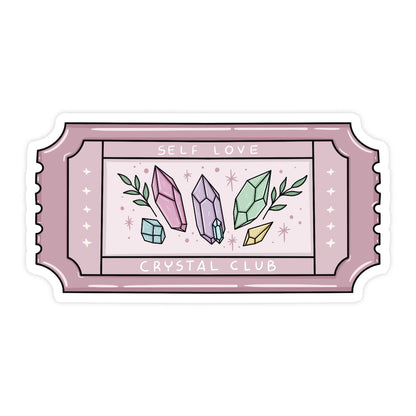 Self Love Crystal Club Sticker