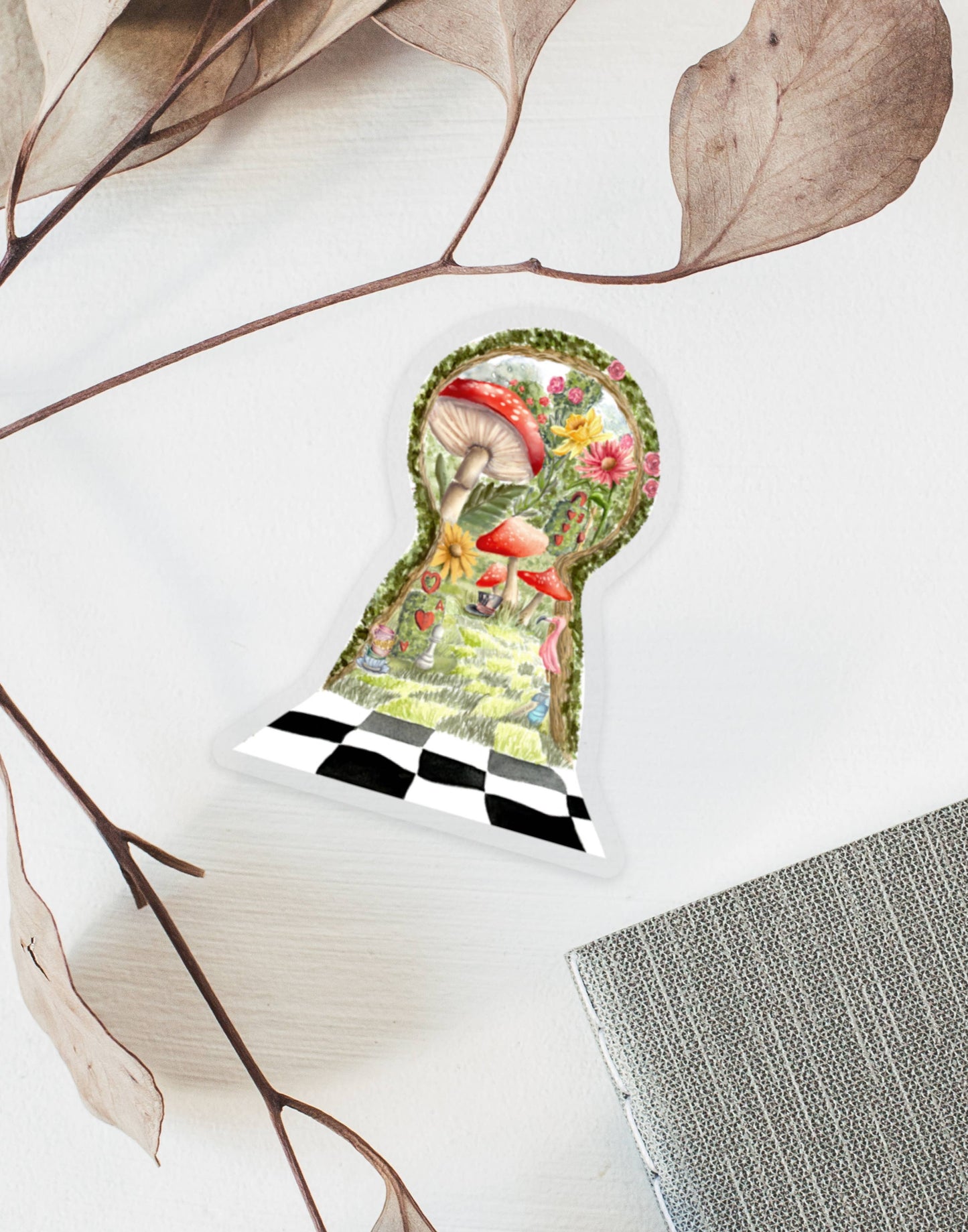 Clear Wonderland Vinyl Sticker