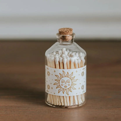 Matchsticks in Glass Bottle