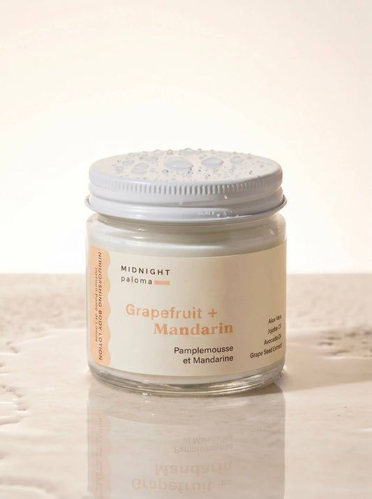 Grapefruit + Mandarin Body Lotion | Aloe Vera, Jojoba Oil 