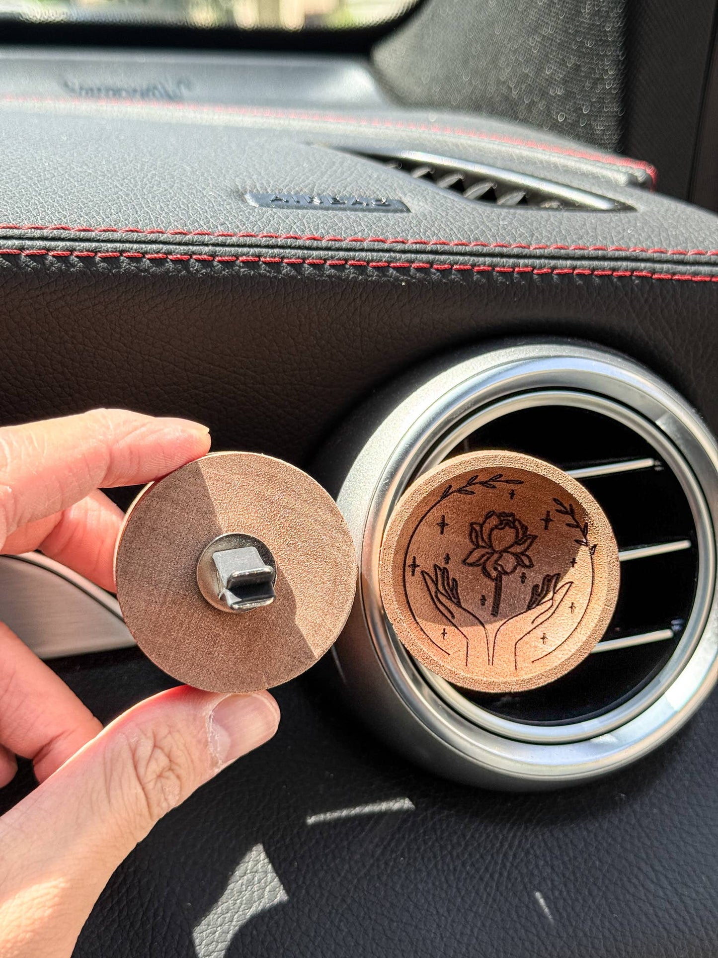 Wooden Essential Oil Diffuser for Car