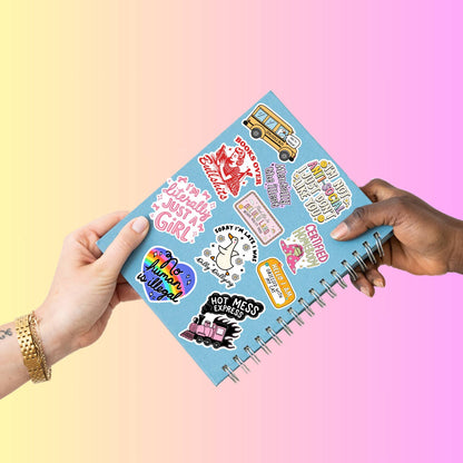 “I’m Literally Just a Girl” Vintage Vinyl Sticker