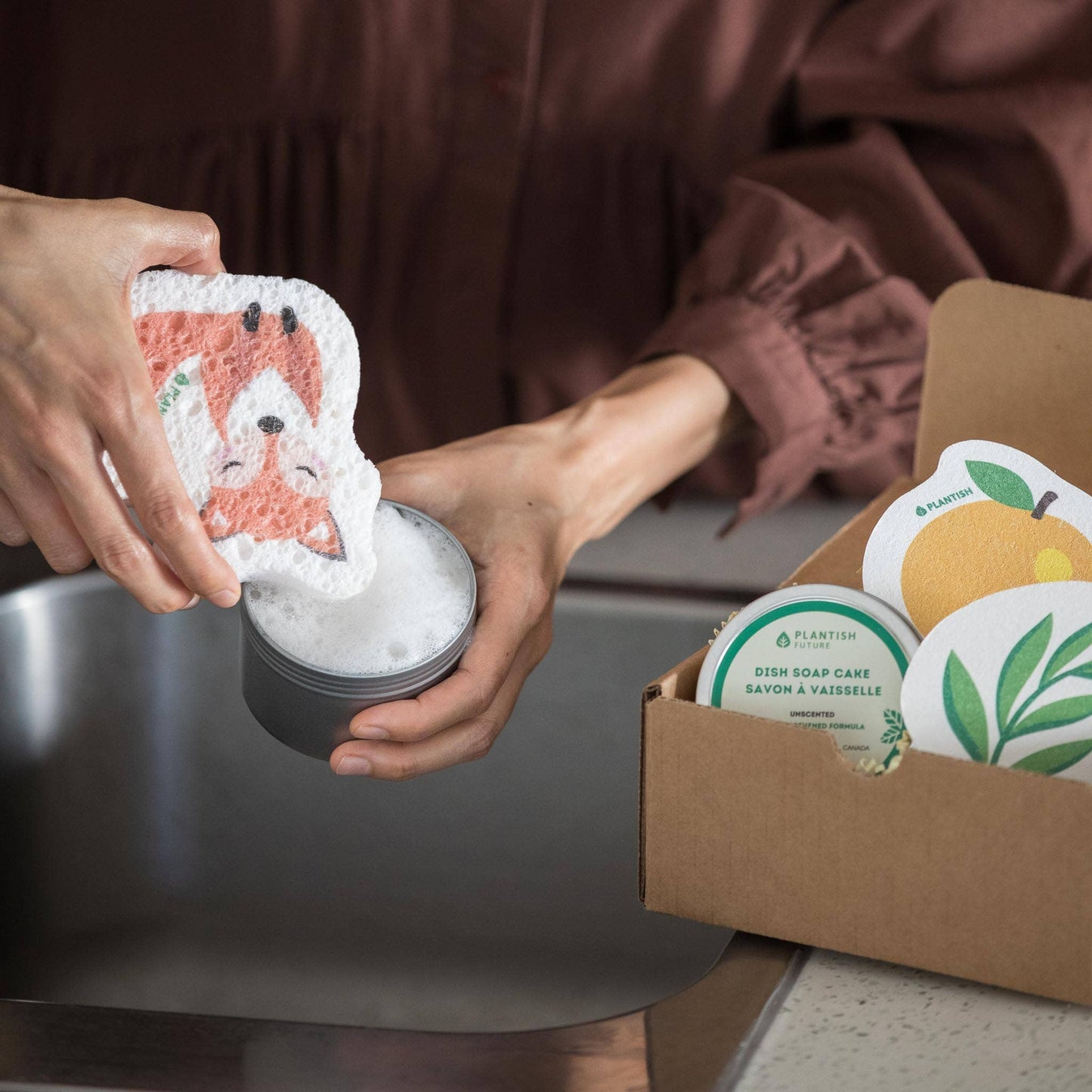 Solid Dish Soap Cake Refills | Strengthened Formula: 3.25 oz