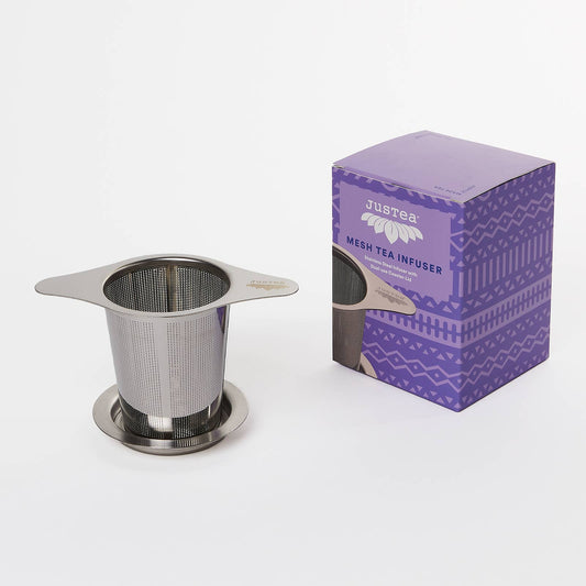 Tea Infuser with Dual-Use Coaster Lid