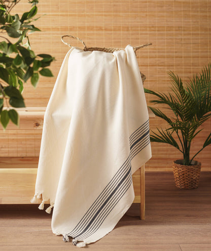 Soft 9 Stripe Bath and Beach Towel Set : Bath Towel?