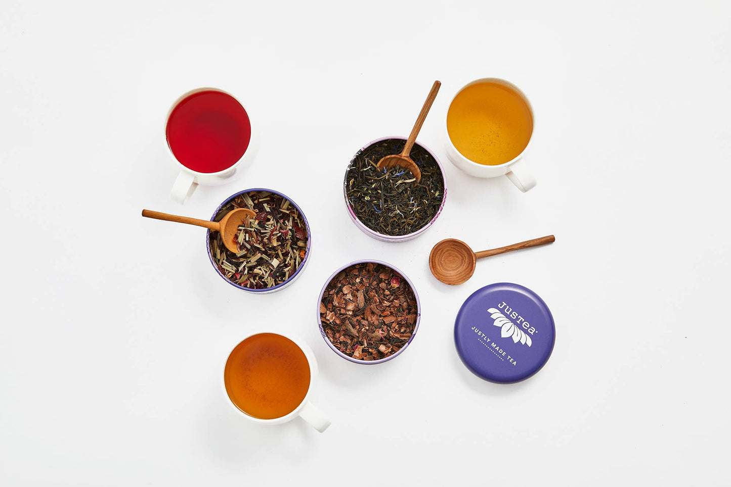 Organic, Fair-Trade Purple Tea | Trio Tin & Spoon Gift Set