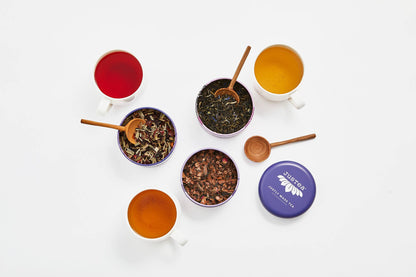 Organic, Fair-Trade Purple Tea | Trio Tin & Spoon Gift Set