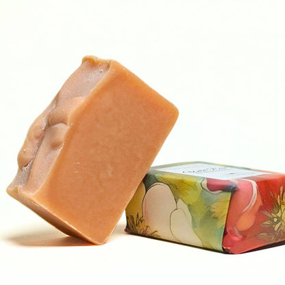 Rose Coconut Milk Botanical Soap | Geranium + Palmarosa
