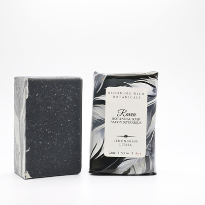 Raven Activated Charcoal Soap | Lemongrass