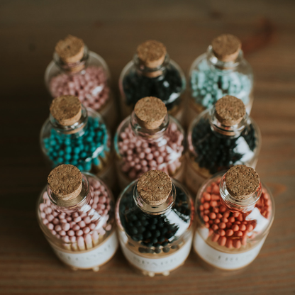 Matchsticks in Glass Bottle
