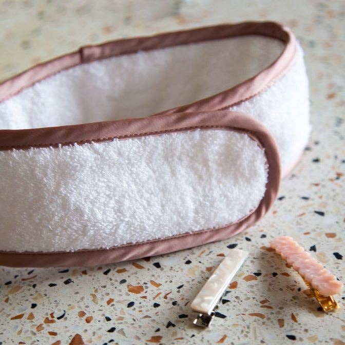 Pink Spa Headband with Velcro