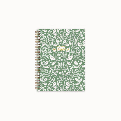 Meadowlace Notebook | Spiral Lined Notebook