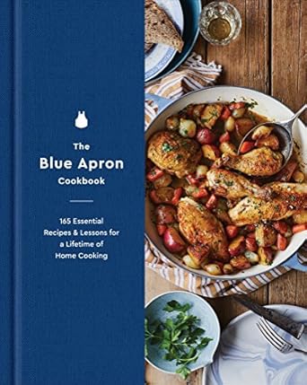 The Blue Apron Cookbook: 165 Essential Recipes and Lessons for a Lifetime of Home Cooking Hardcover – Illustrated, Oct. 24 2017 by Blue Apron Culinary Team (Author) 4.5 4.5 out of 5 stars   (352) 3.9 on Goodreads 194