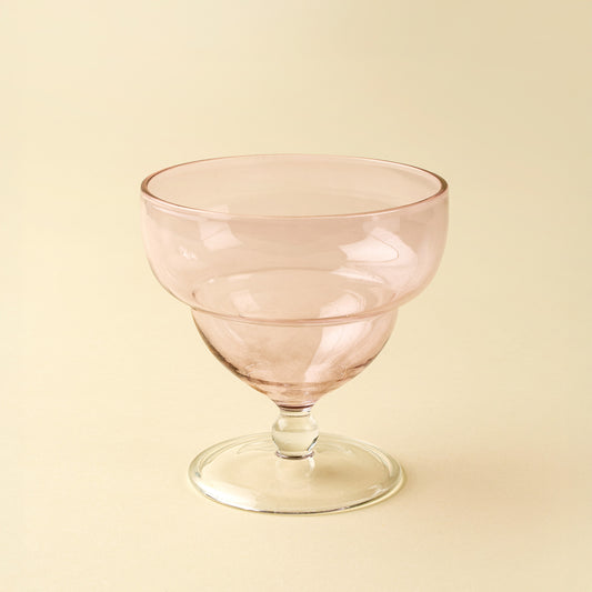 Savoy Pink Coupe Glass - Short