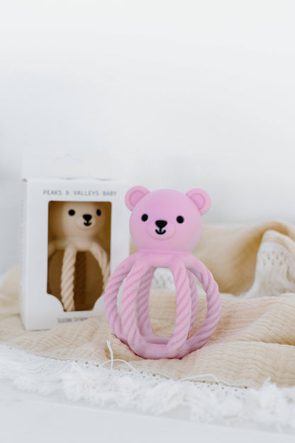 Dusty Rose | Teddy the Teething Bear
