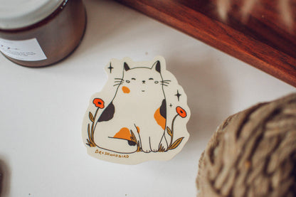 Grumpy Cat Sticker | Cute Animal Waterproof Vinyl Sticker