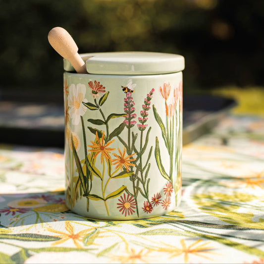 Bees & Blooms Honey Pot