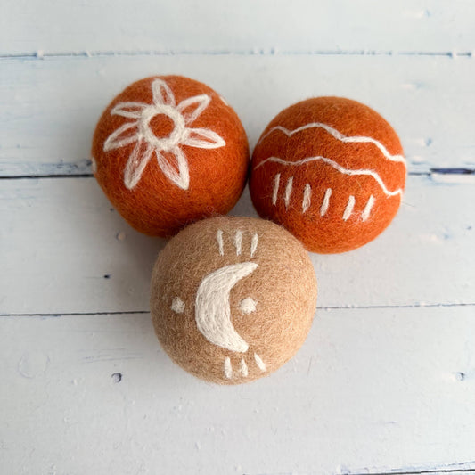 Terra Luna Felt Dryer Balls