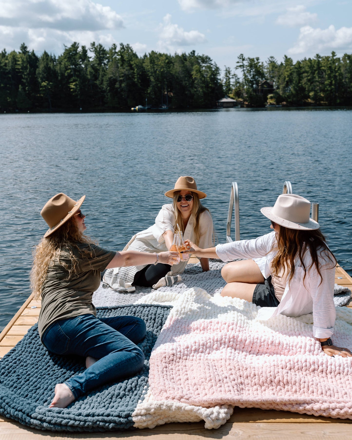 Nichole - Handmade Chunky Knit Blanket | Lap Throw