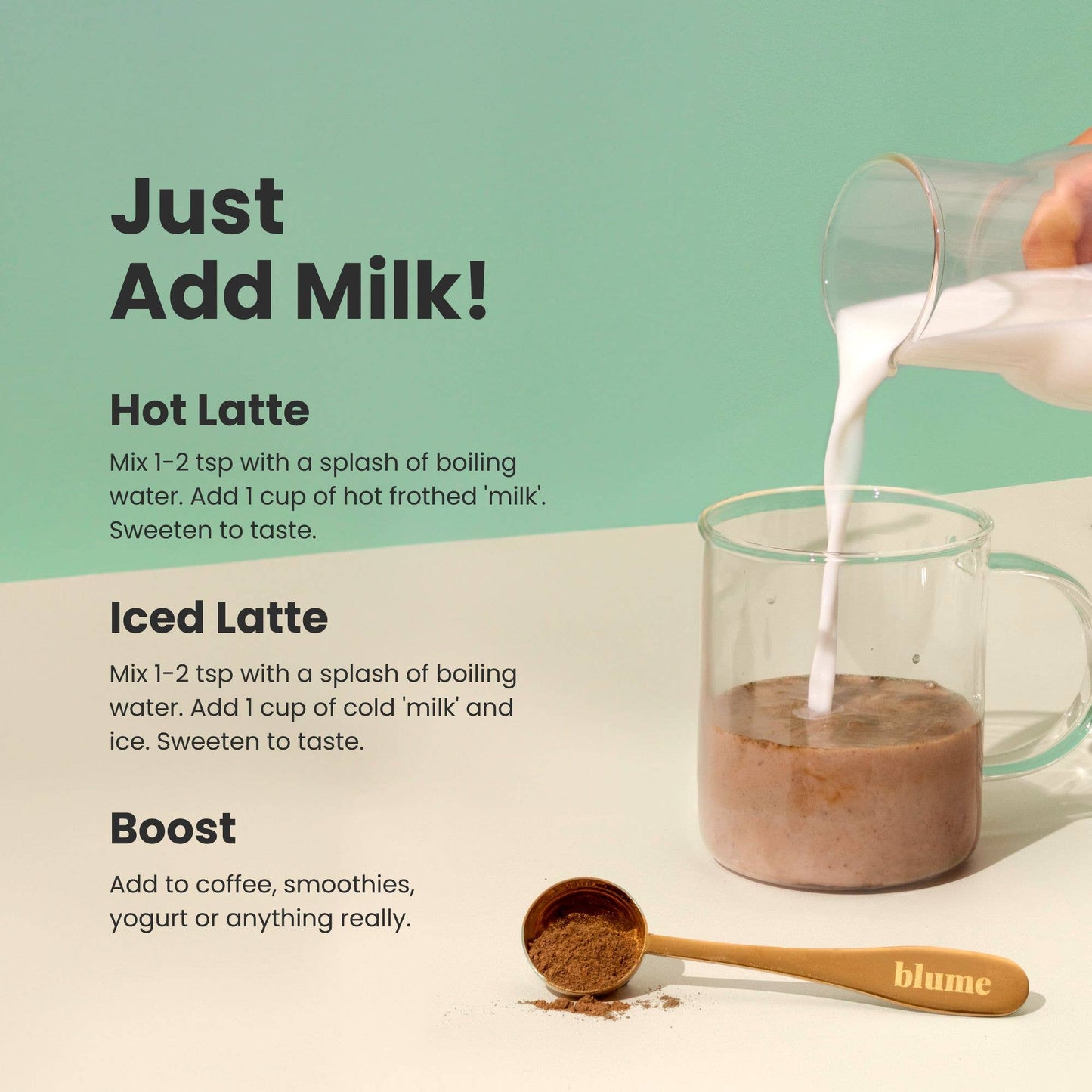 Superfood Latte Powder | Mint Cocoa Blend