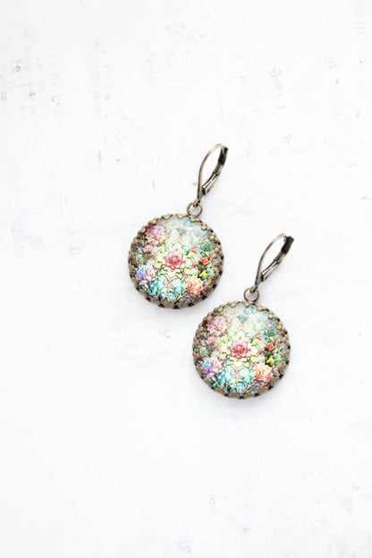 Floral Earrings | Vintage Style | Secret Garden Botanical - 300