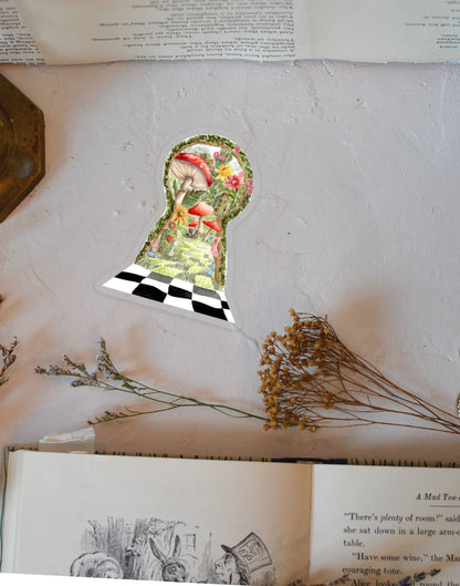 Clear Wonderland Vinyl Sticker