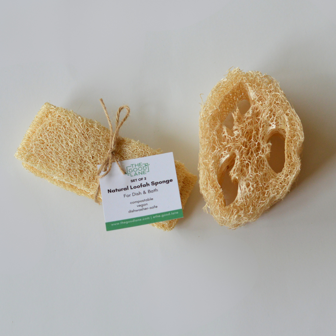 Natural Loofah Sponge Set