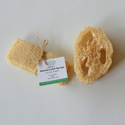 Natural Loofah Sponge Set
