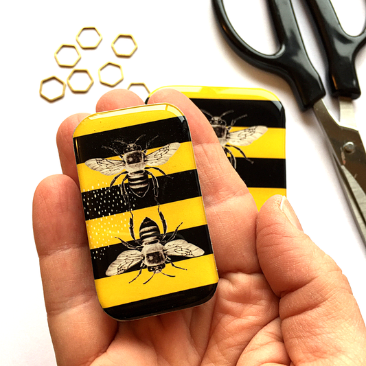 Large Bee Notions Tin