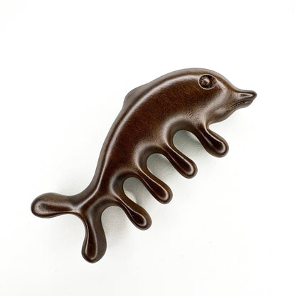 Eco-Friendly Natural Sandalwood Detangling Comb: Comb