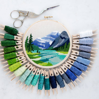 Mount Edith Cavell Embroidery Kit