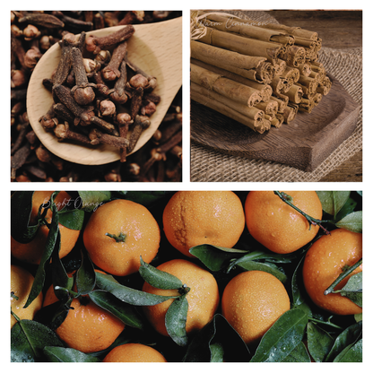 Be Merry & Bright Candle, Natural Holiday Essential Oil Candle (8oz)