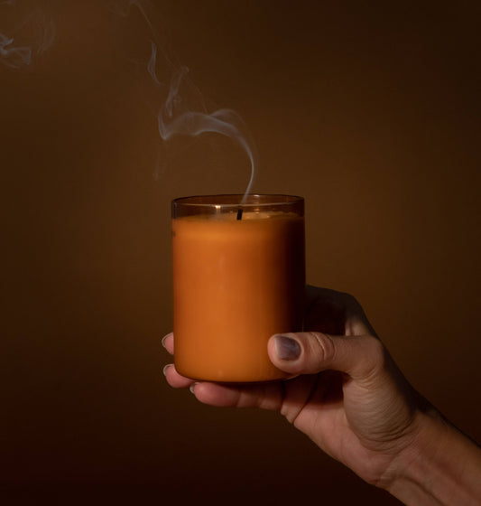 The Professor | Earl Grey + Apple - 8oz Glass Candle