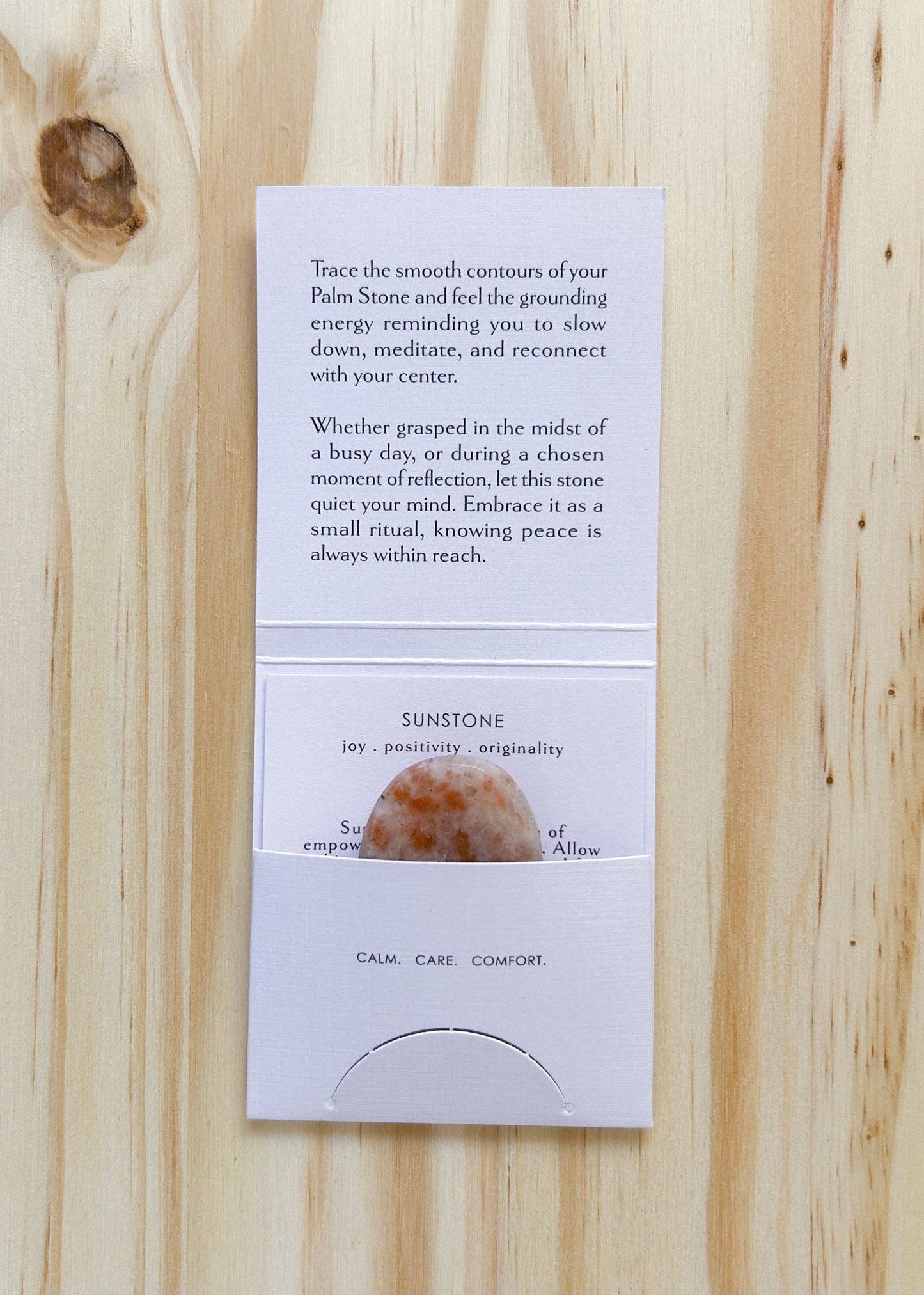 Palm Stone | Sunstone