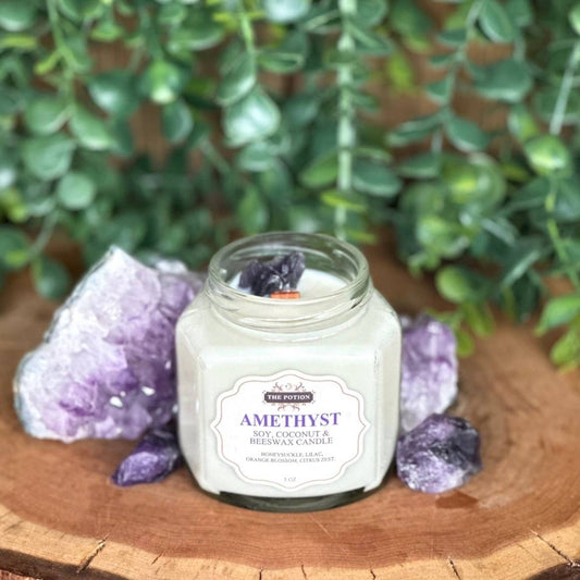 Amethyst | Soy, Coconut & Beeswax Candle