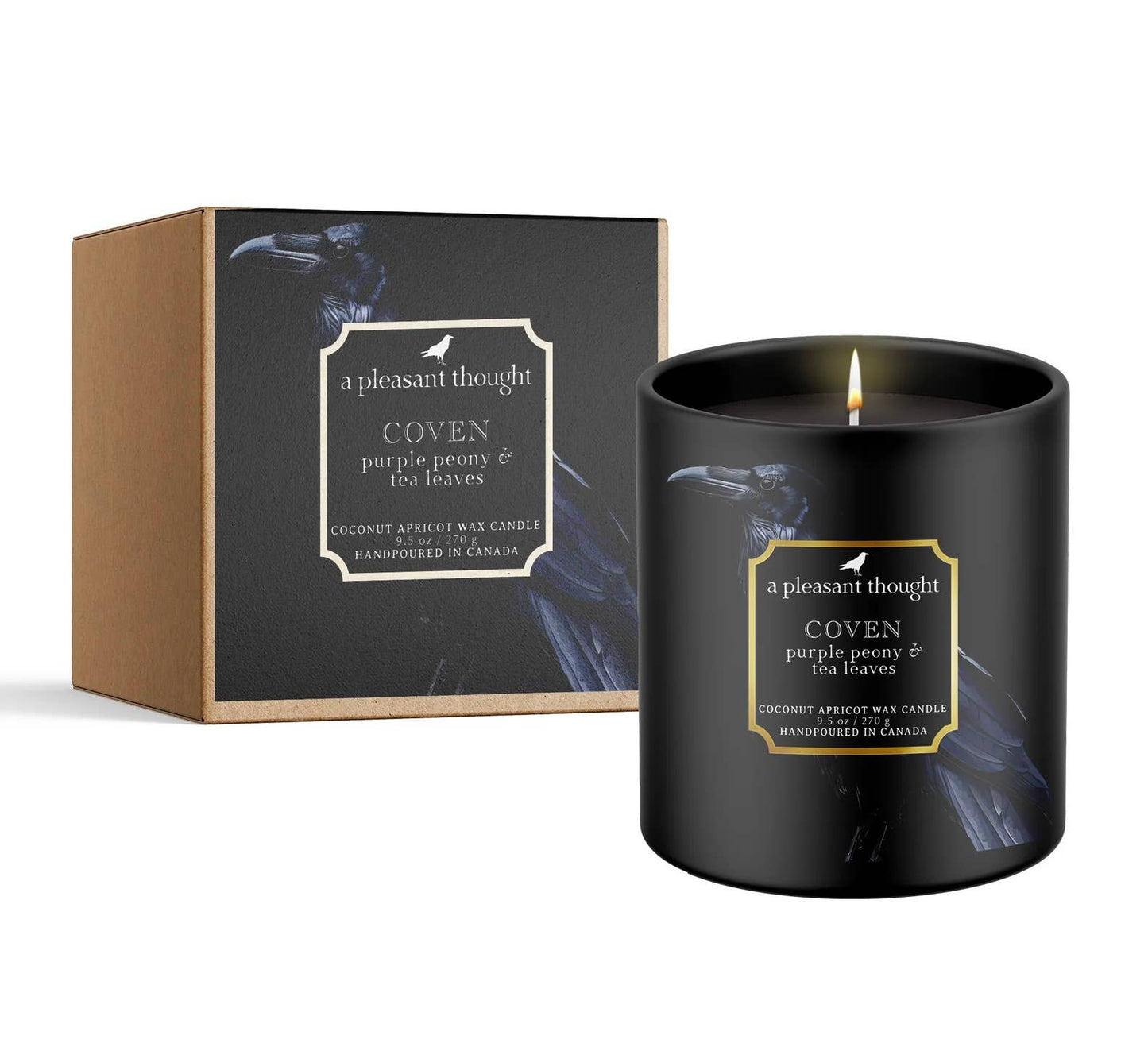 Coven | Purple Peony & Tea Leaves Candle