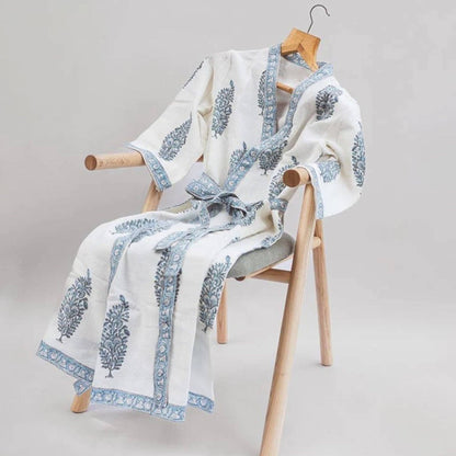 Blue Paisley | Bath Robe