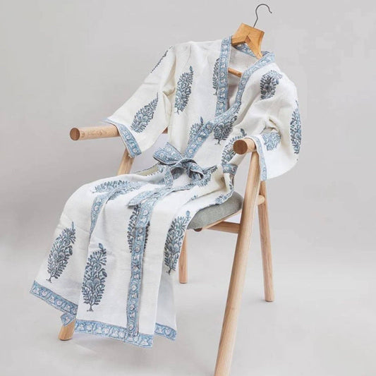 Blue Paisley | Bath Robe