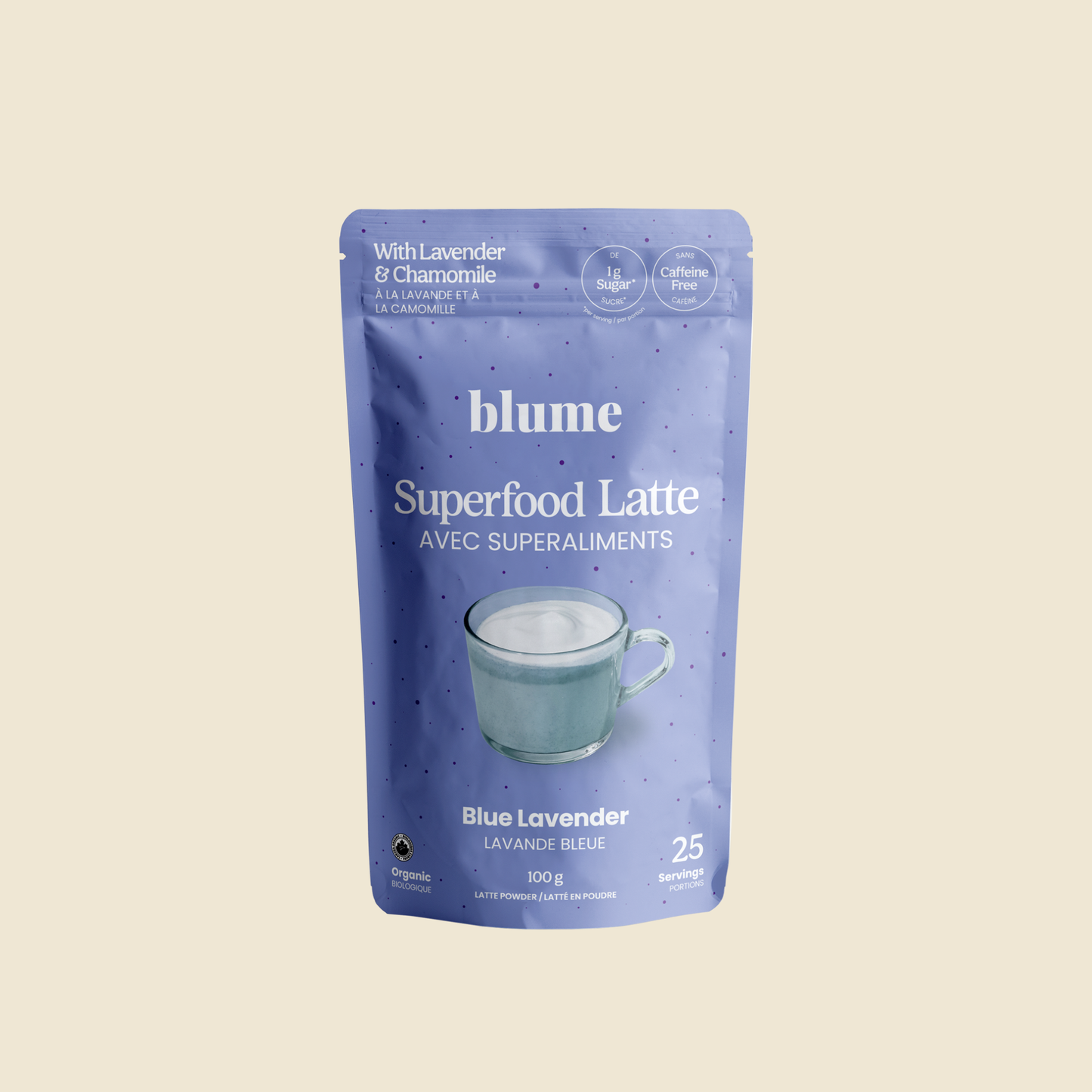 Superfood Latte Powder | Blue Lavender