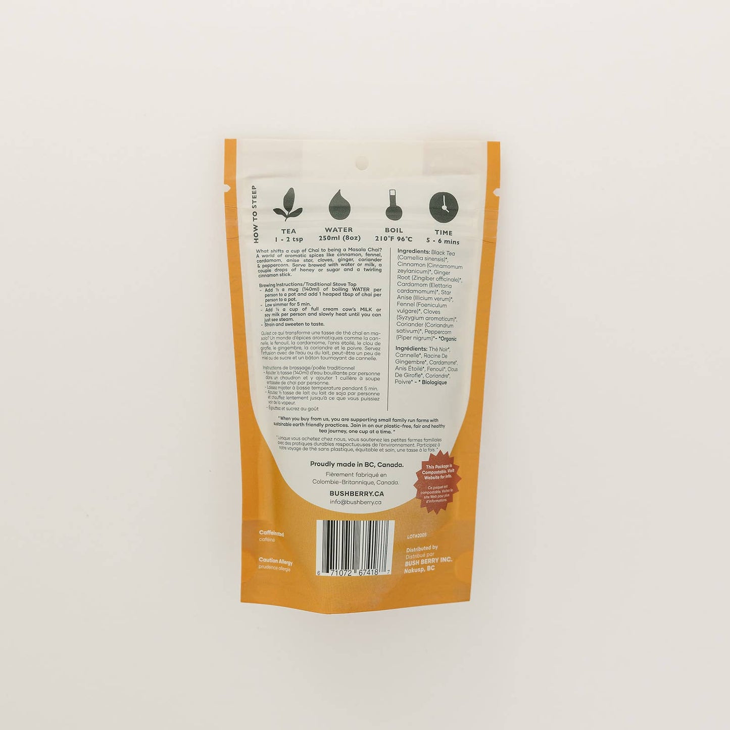 Organic Pumpkin Spice Tea