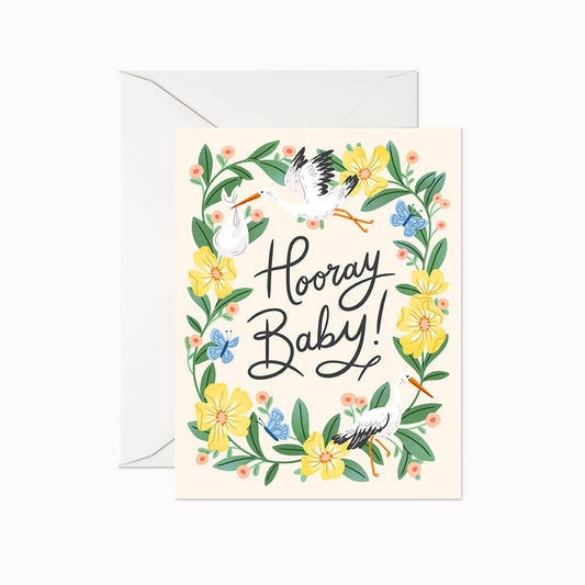 Hooray Baby | Greeting Card