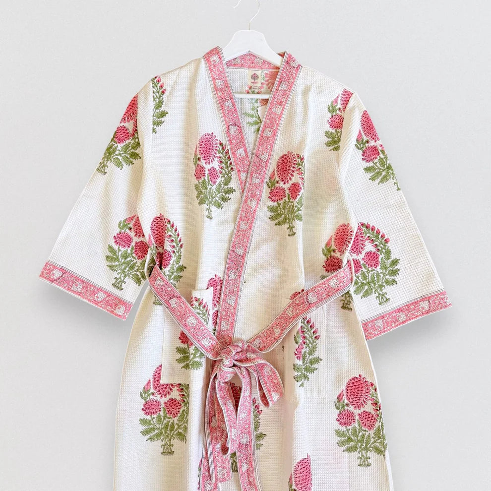 Peach Floral | Bath Robe