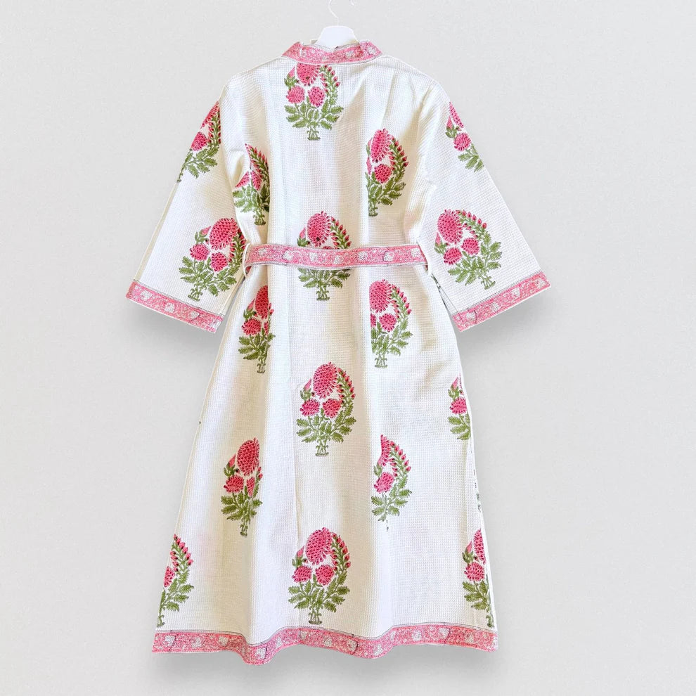 Peach Floral | Bath Robe