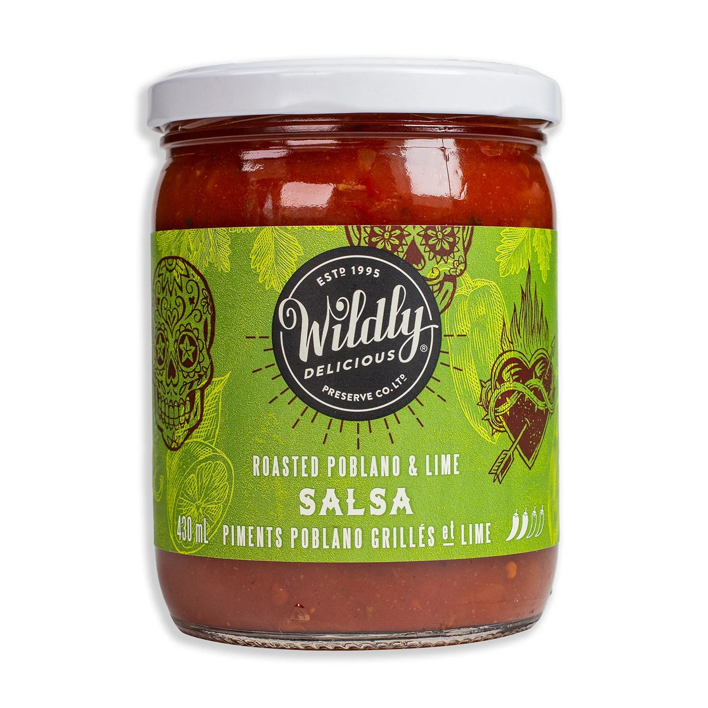 Roasted Poblano + Lime Salsa