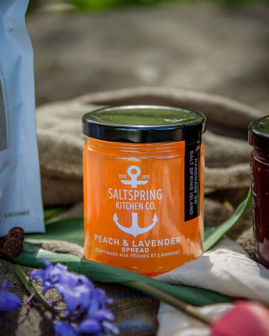 Peach and Lavender Spread